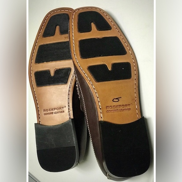 Men’s 9 M Brown Leather ROCKPORT Dynamic Suspension System Loafers main image 9